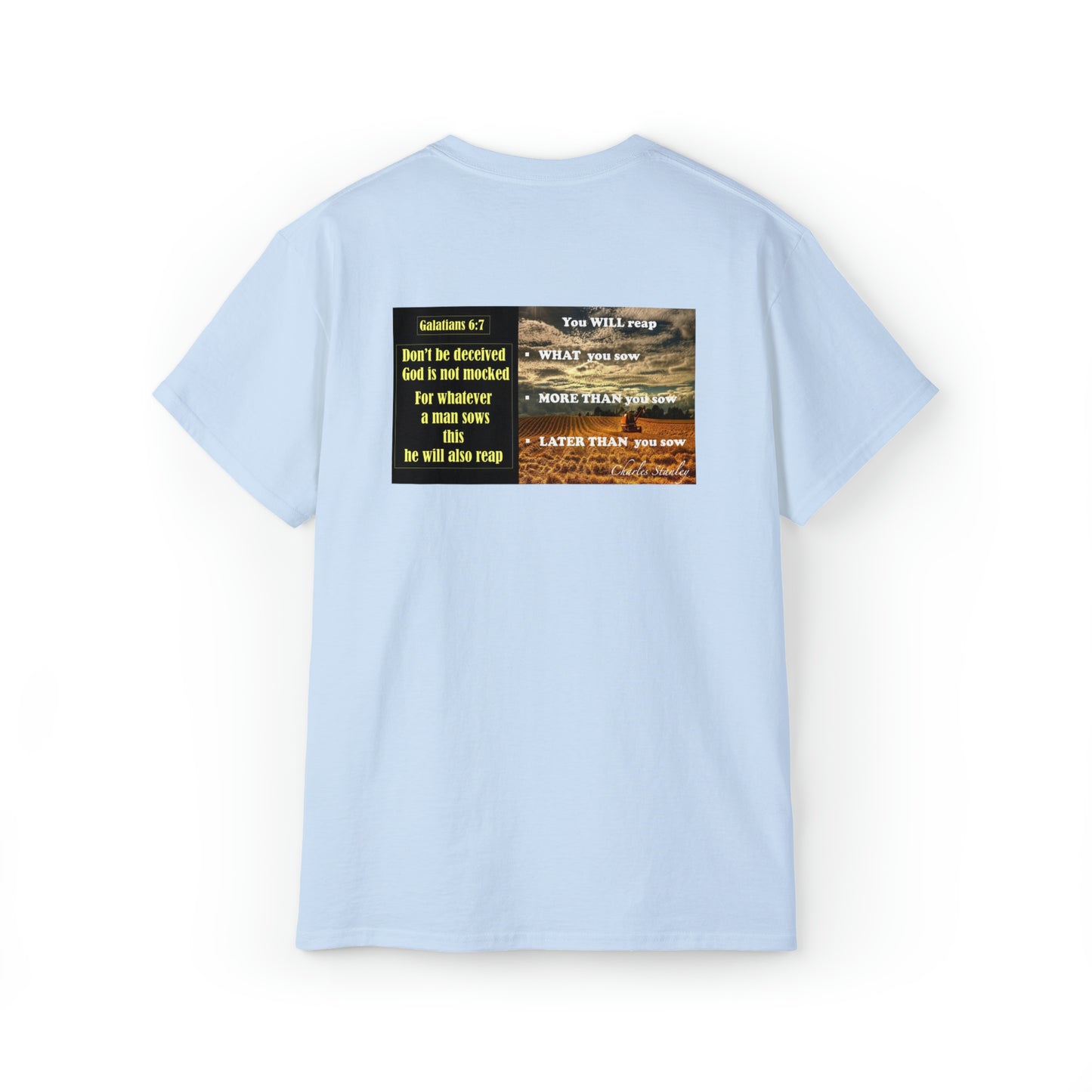 WHATEVER A MAN SOWS THIS HE WILL ALSO REAP  Galatians 6:7