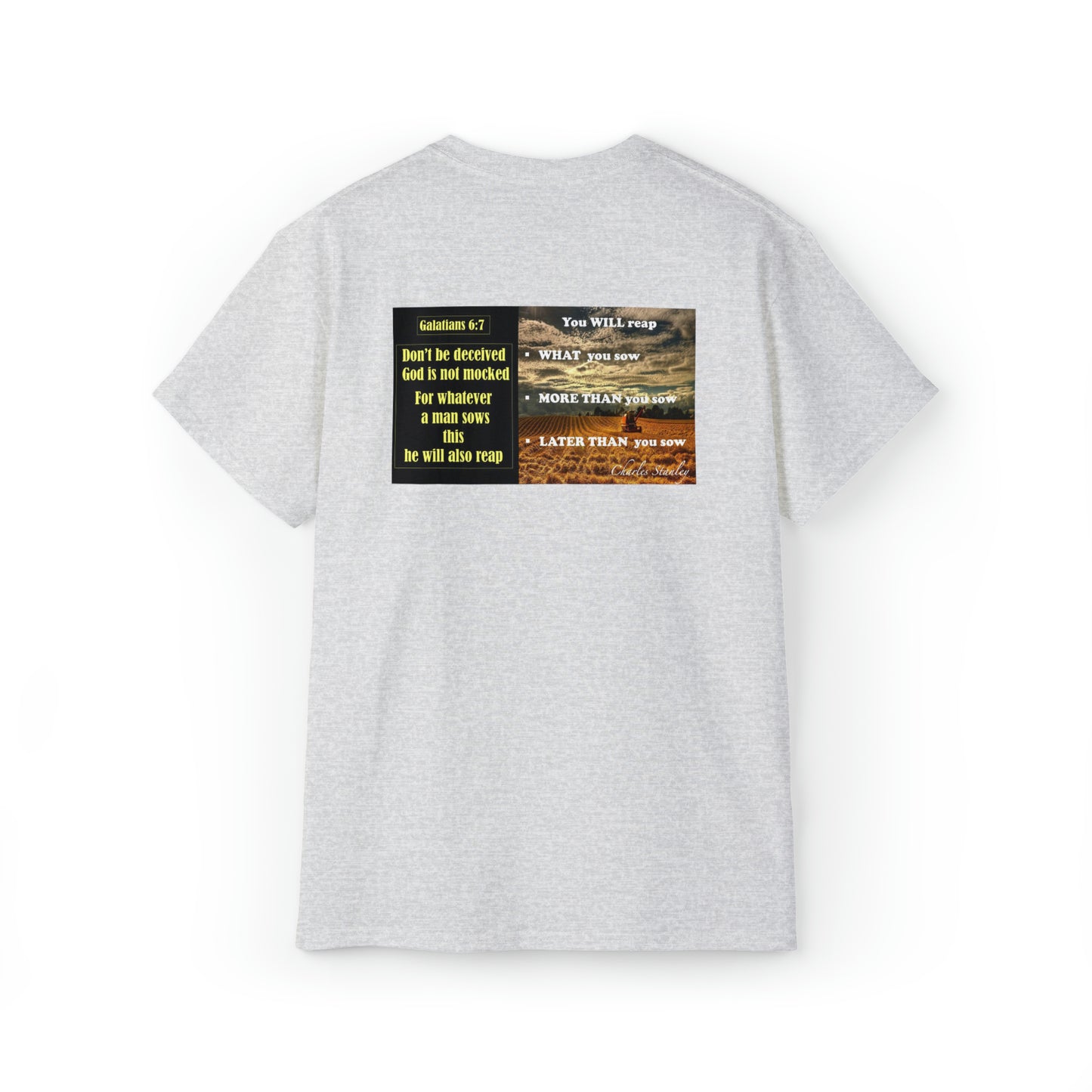 WHATEVER A MAN SOWS THIS HE WILL ALSO REAP  Galatians 6:7