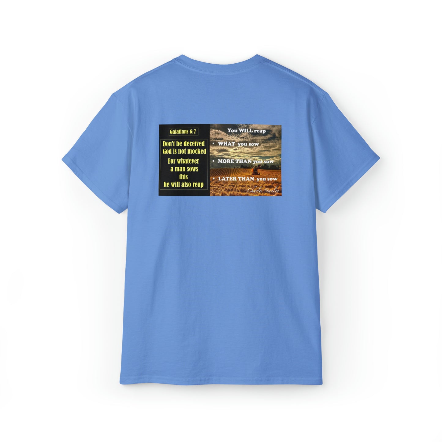 WHATEVER A MAN SOWS THIS HE WILL ALSO REAP  Galatians 6:7