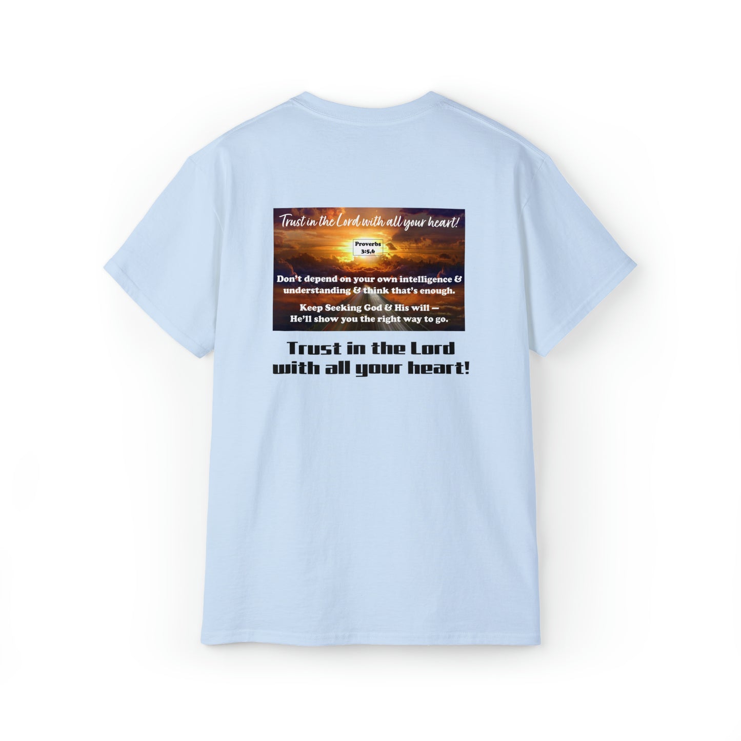 TRUST IN THE LORD WITH ALL YOUR HEART   Proverbs 3:5,6